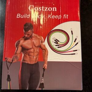 Costzon Multi-Color Resistance Bands Set